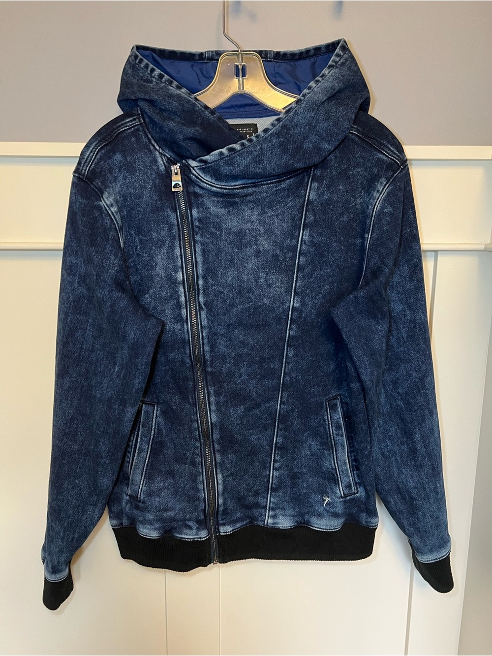 Vintage Guess Jeans USA asymmetrical zip-up hoodie